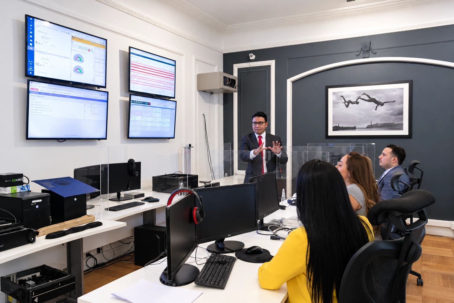 Equipo de Mi Asesor revisando información y tomando decisiones en conjunto